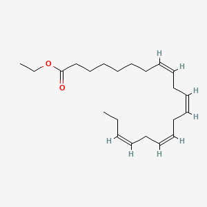 Estructura - omega-3 Arachidonic acid ethyl ester, in ethanol, 98%, ω-3 Arachidonic acid ethyl ester, in ethanol, 98%, (all-Z)-8,11,14,17-Eicosatetraenoic acid ethyl ester, in ethanol, 98%