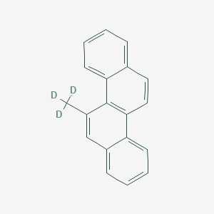 Structure - 5-Methyl Chrysene-d3 (1mg/mL In Dichloromethane)